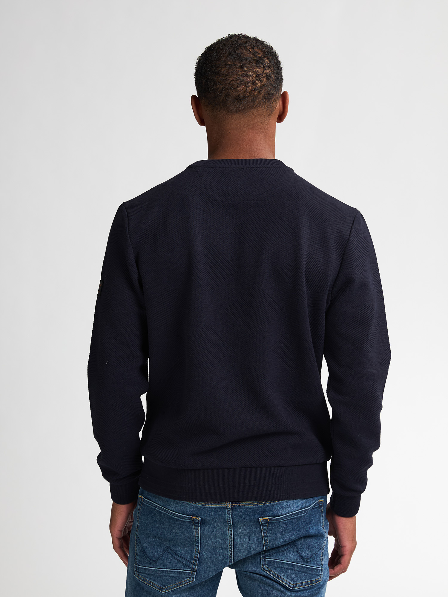 M-3050-SWR310 Men Sweater Round Neck (5092 Royal Navy)