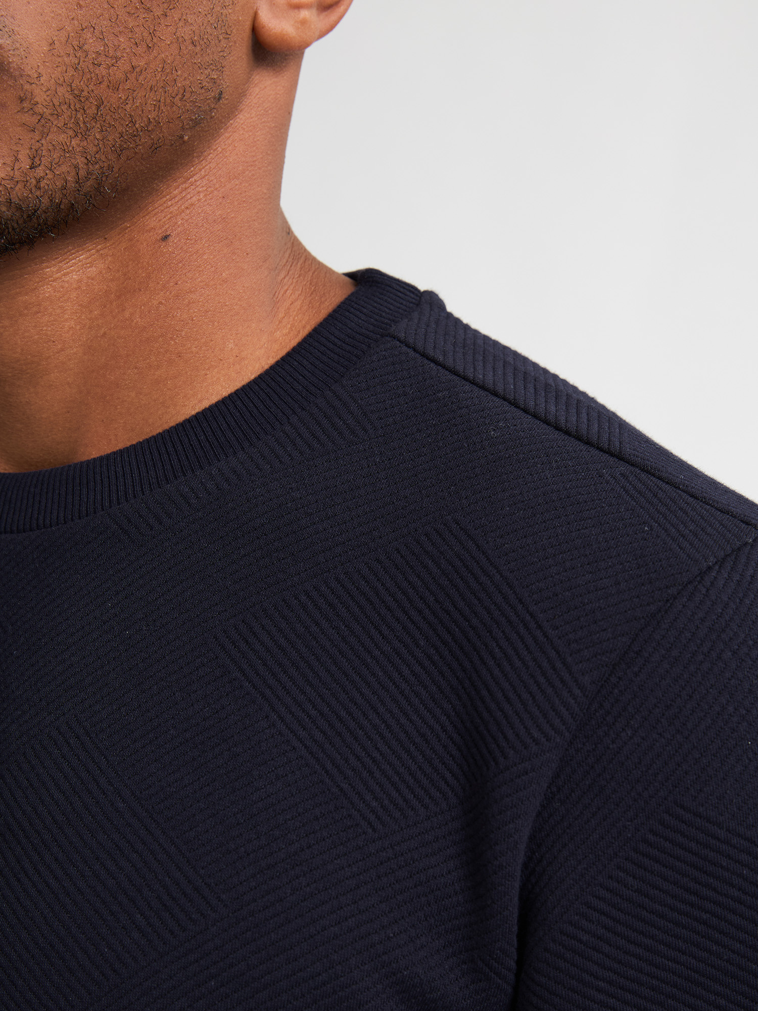 M-3050-SWR310 Men Sweater Round Neck (5092 Royal Navy)