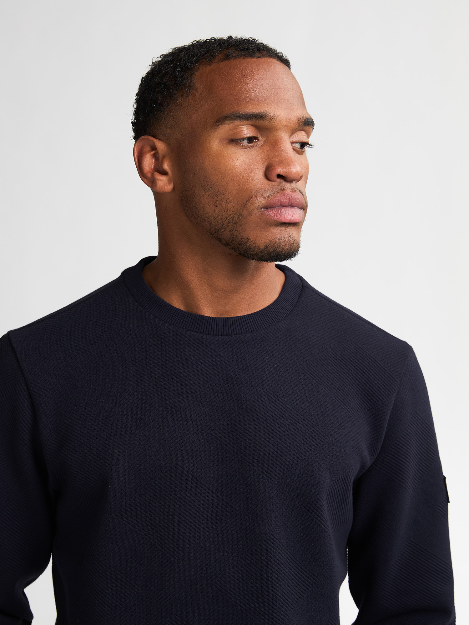 M-3050-SWR310 Men Sweater Round Neck (5092 Royal Navy)