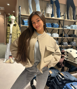 KELLY - BANU BOMBER (Beige)