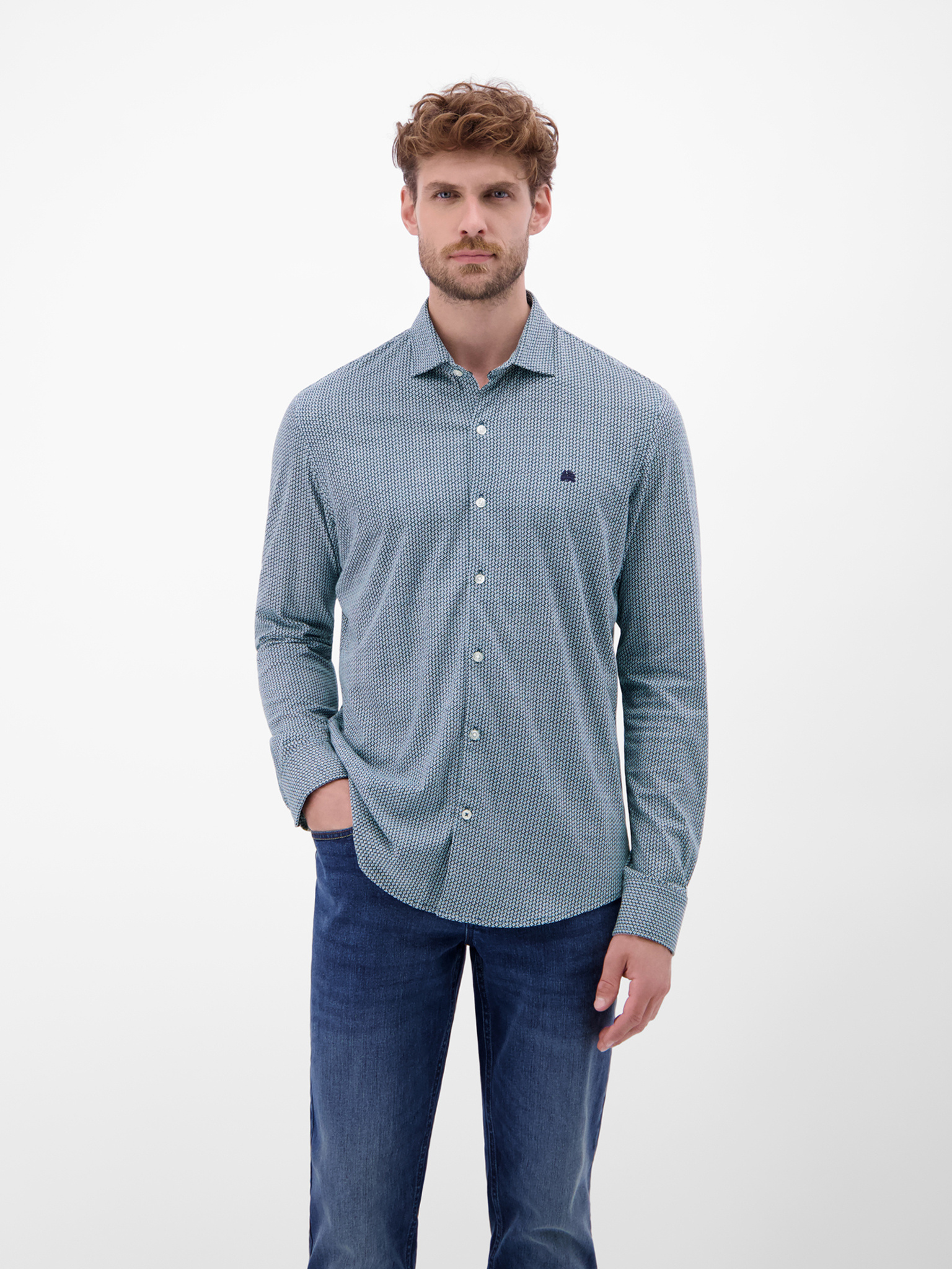 2591371 HEMD (448 STORM BLUE)