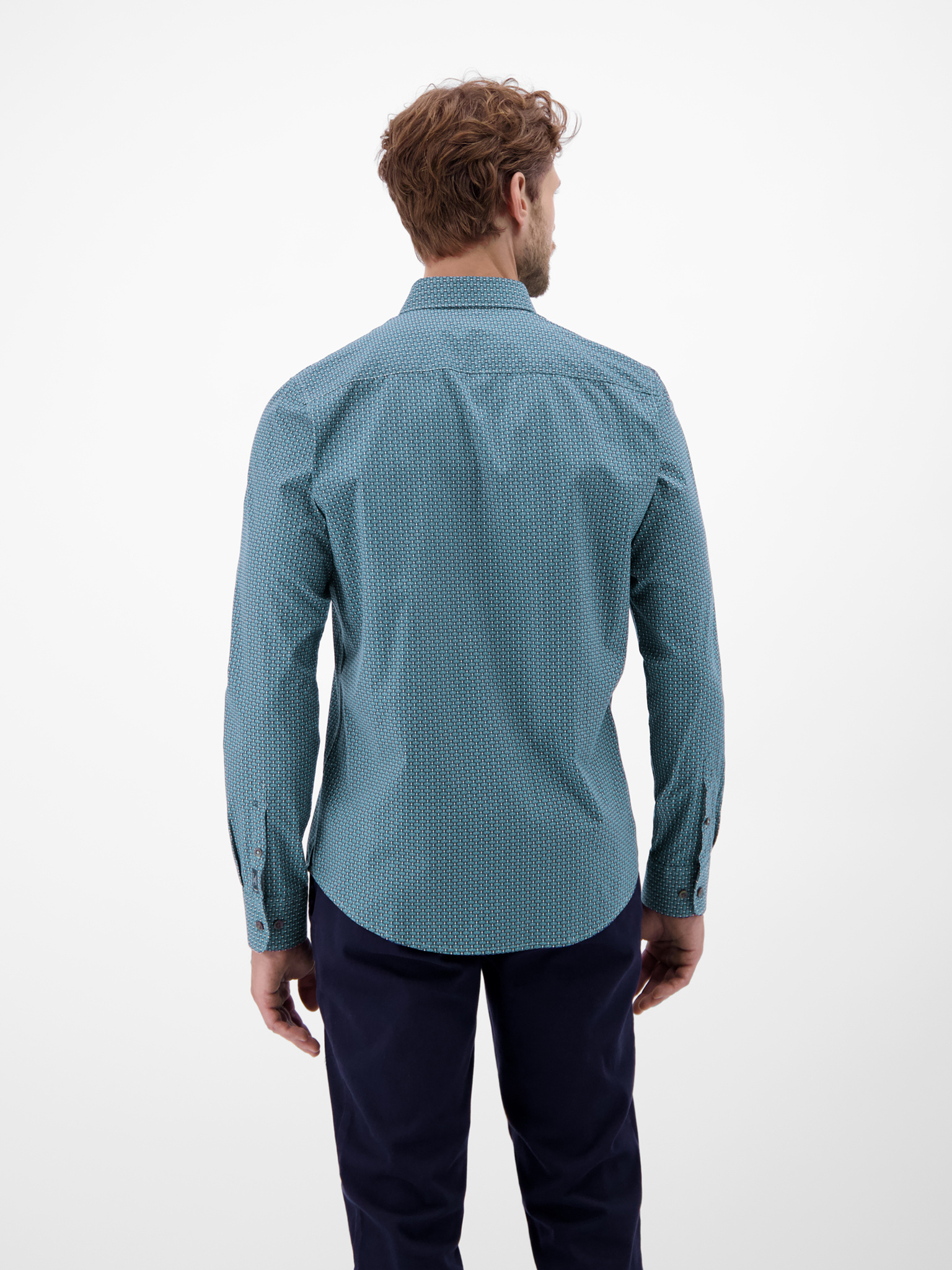 2591155 HEMD 1/1 ARM (429 Fjord Blue)