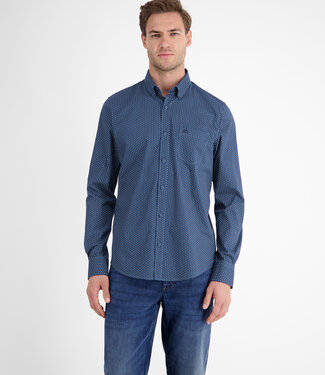 Lerros 2591155 HEMD 1/1 ARM (448 Storm Blue)