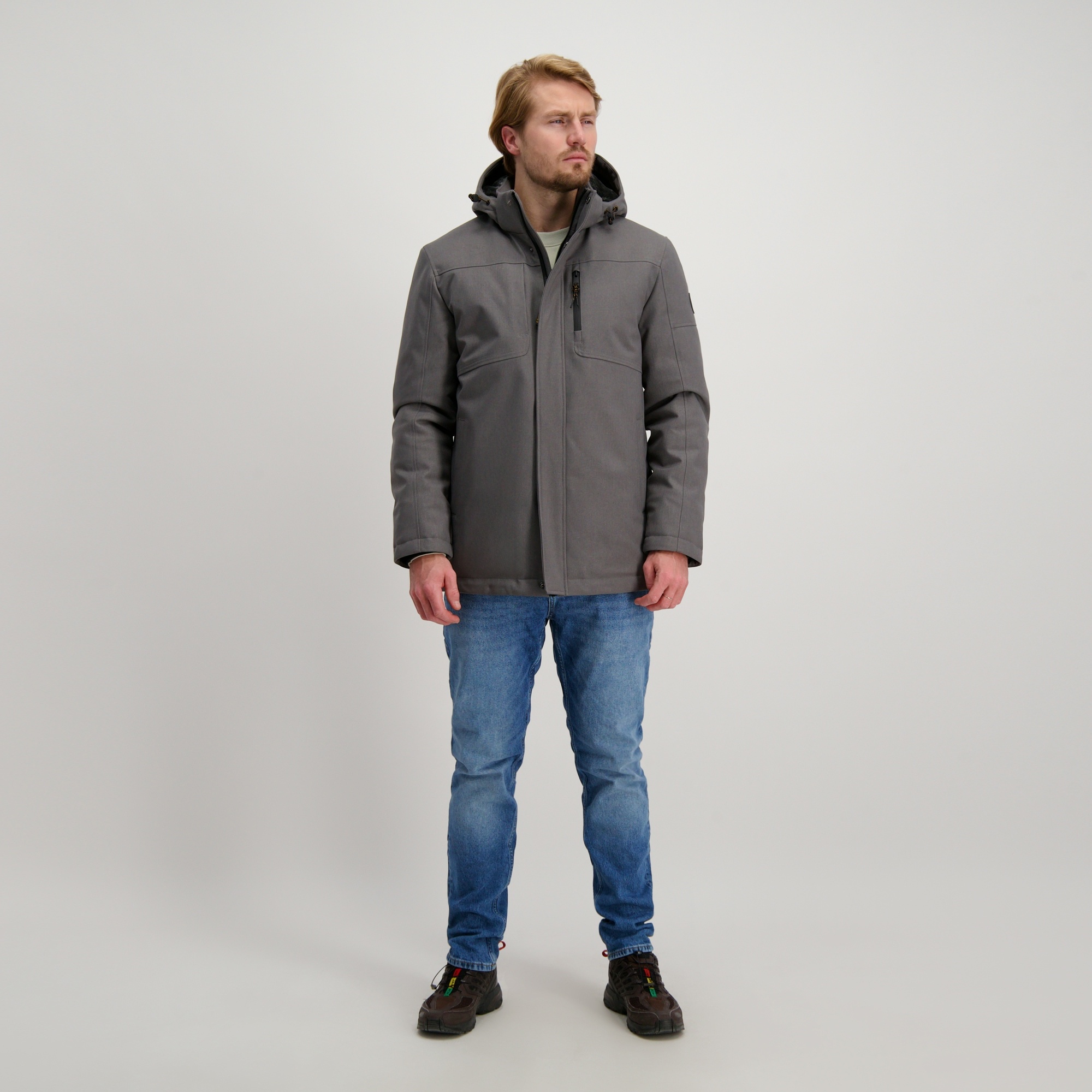 ROCKO Polyester Mid Grey