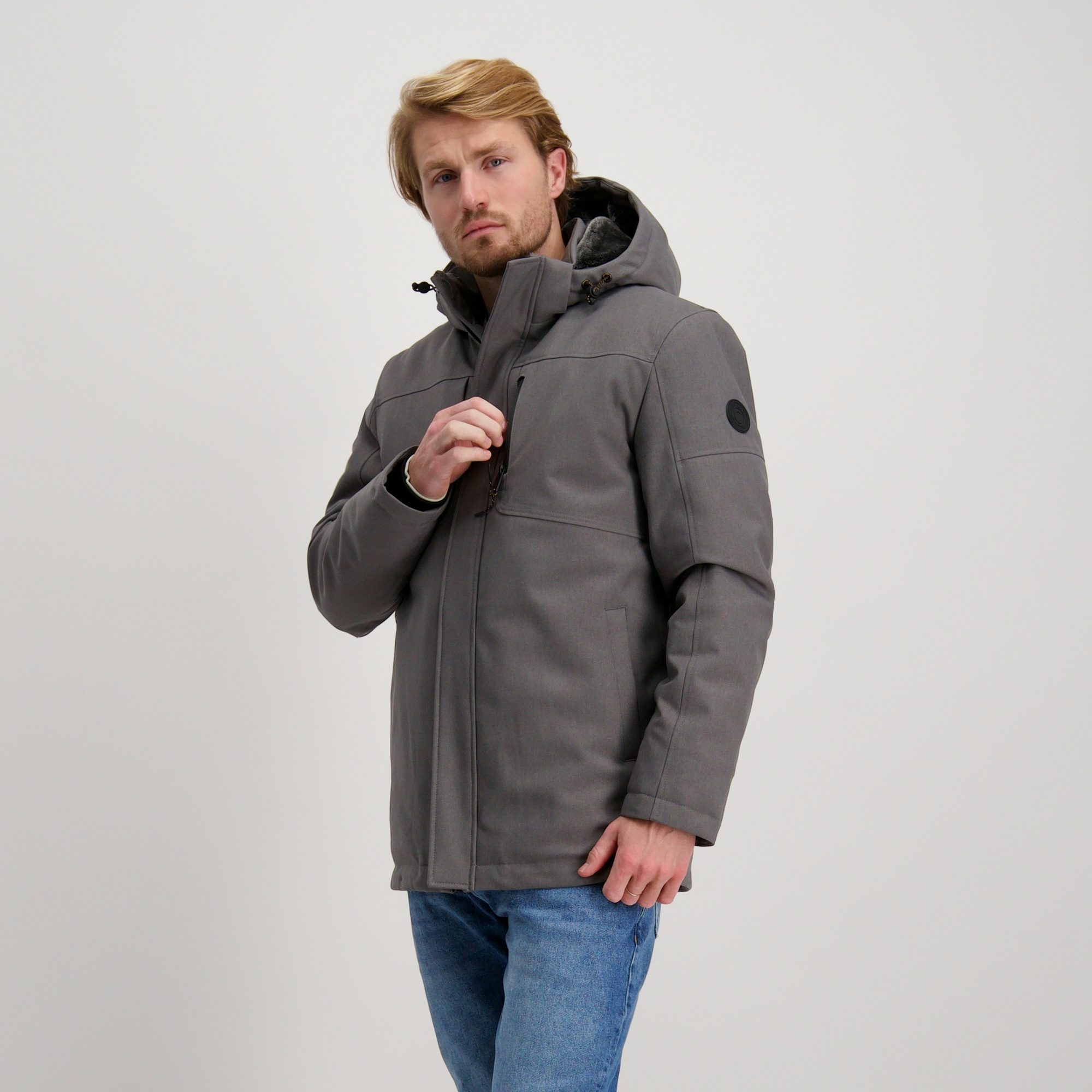 ROCKO Polyester Mid Grey