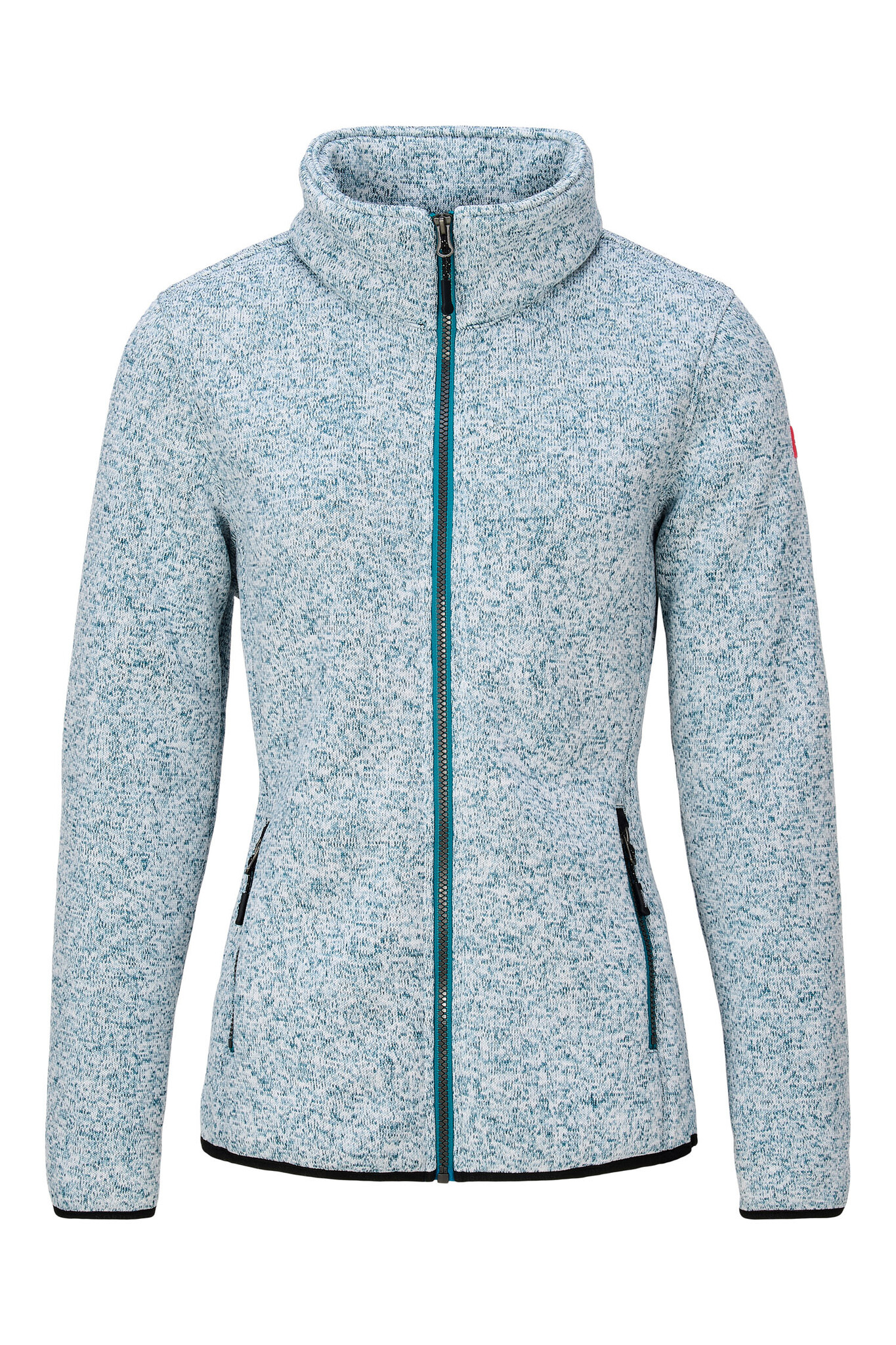 FREY Ladies Bonded Fleece Jacket (Crystal Teal Melange)
