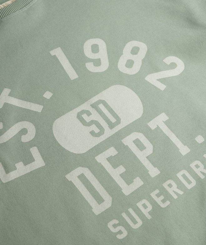 ATH ESS GRAPHIC RELAXED CREW (Light Jade)