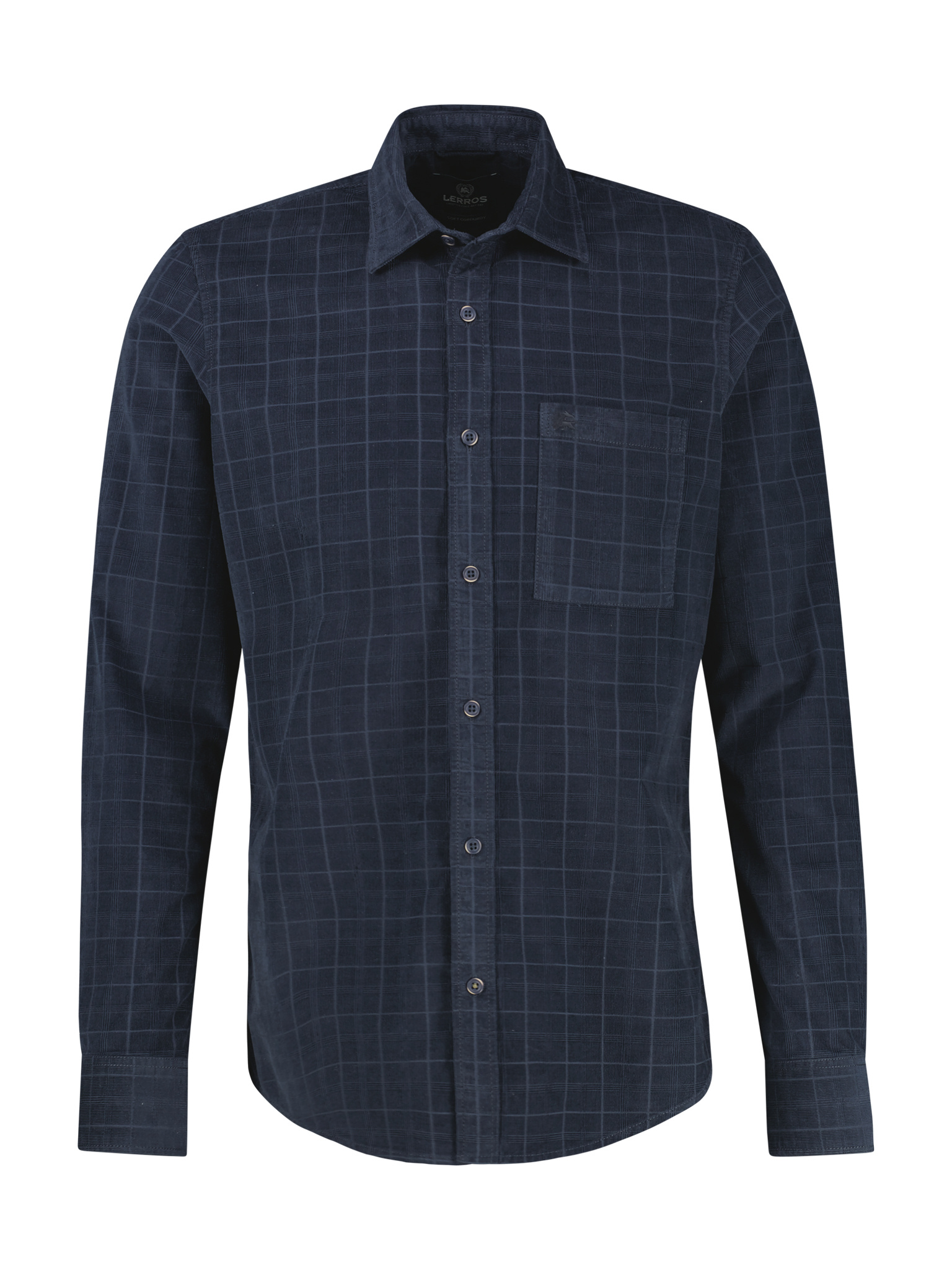 2501087  HEMD 1/1 ARM (485 CLASSIC NAVY)