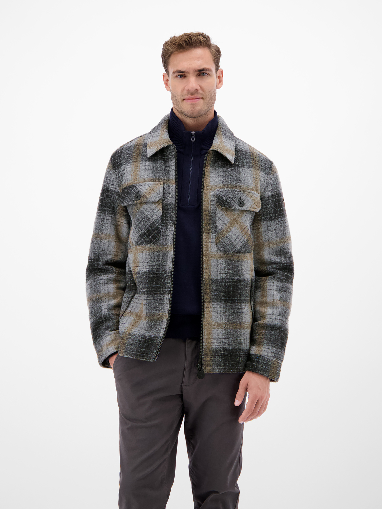 2507026  OUTDOORJACKE (258 PLATINUM GREY)