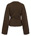 NMEDEN L/S WIDE SLEEVE TOP (Chocolate Brown)