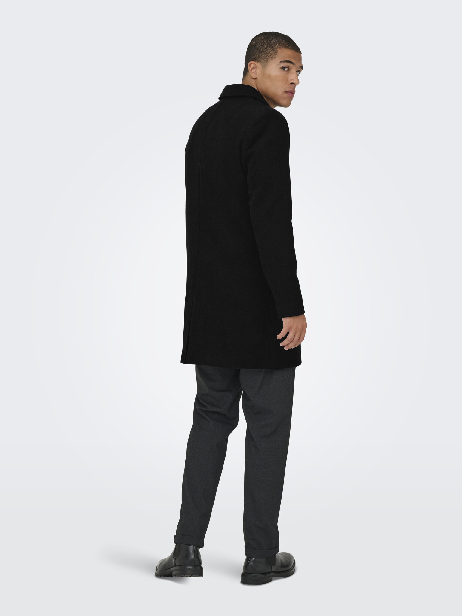 ONSMATTHEW WOOL COAT (Black)