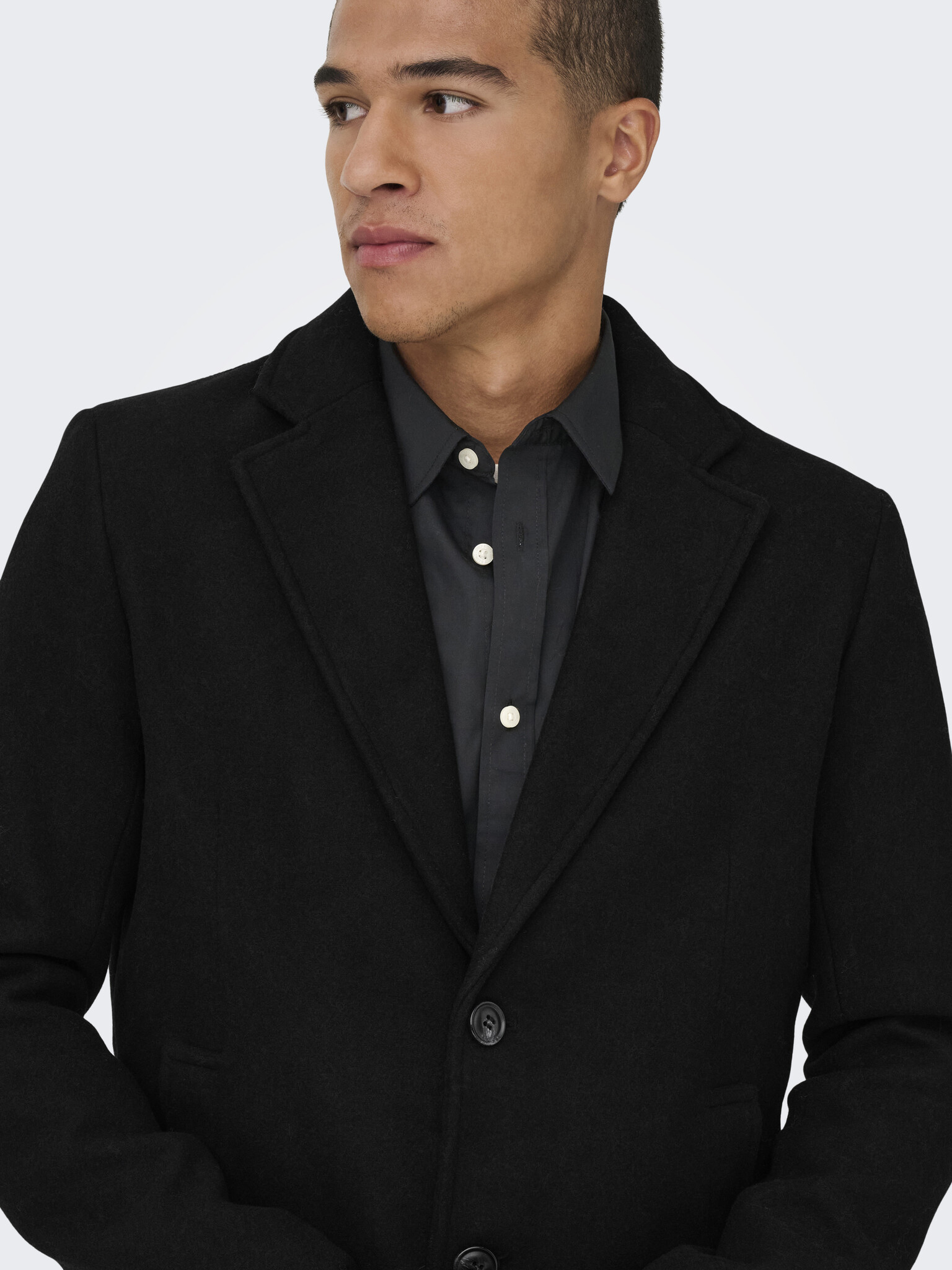 ONSMATTHEW WOOL COAT (Black)