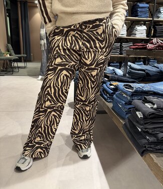 AZZURO - Zebra Pant (Brown)
