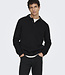 ONSHOPE RLX LS POLO KNIT BLACK