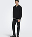 ONSHOPE RLX LS POLO KNIT BLACK