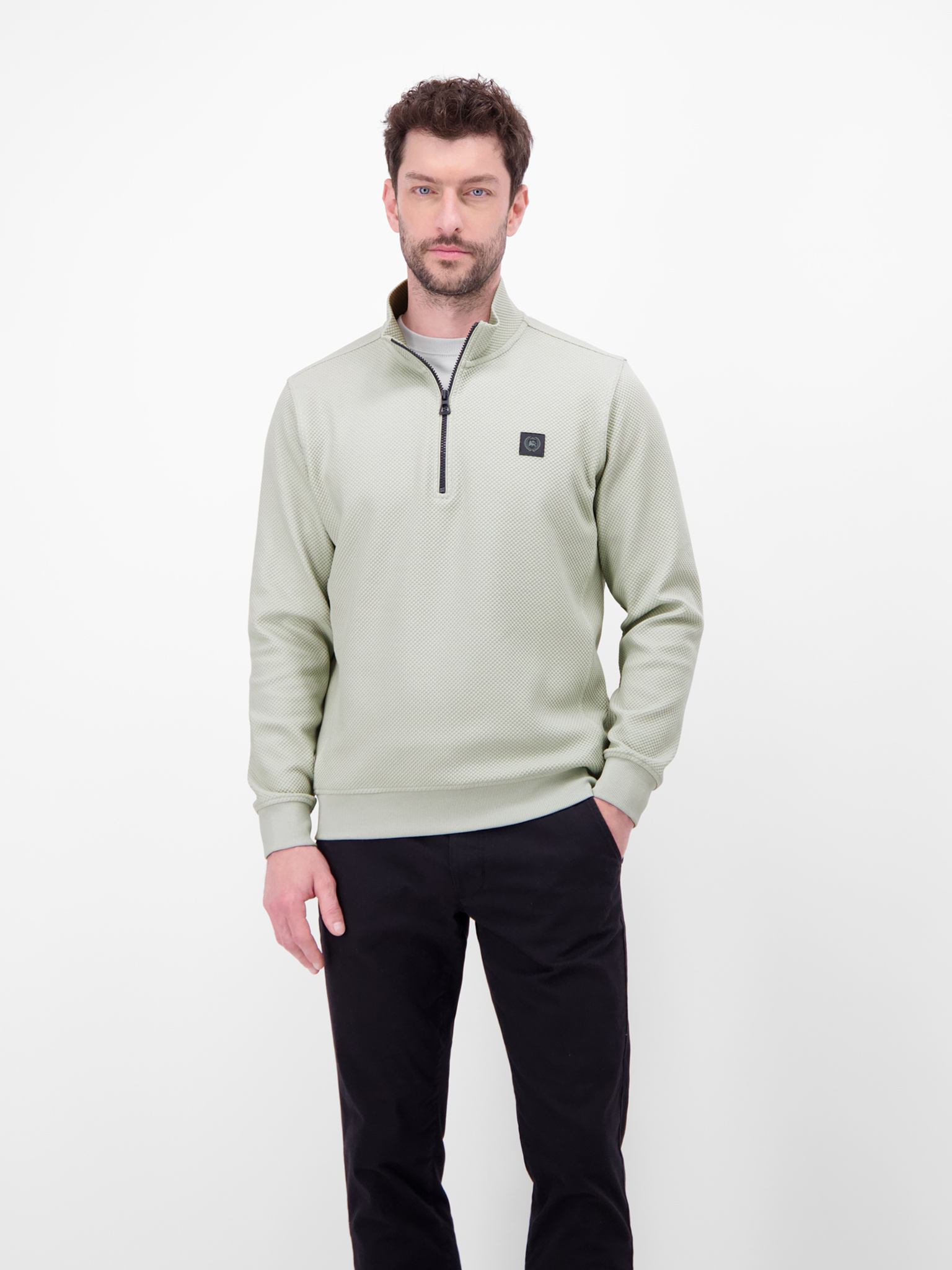 25D4418 SWEATSHIRT (120 PEARL GREY )