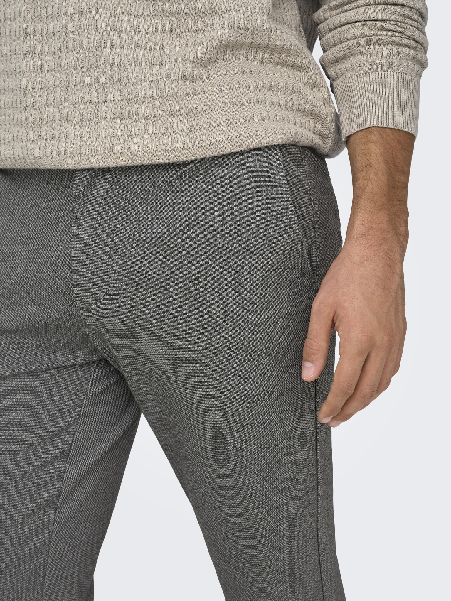 ONSMARK SLIM DITSY 020934 PANT NOOS (SILVER LINING / MGM)