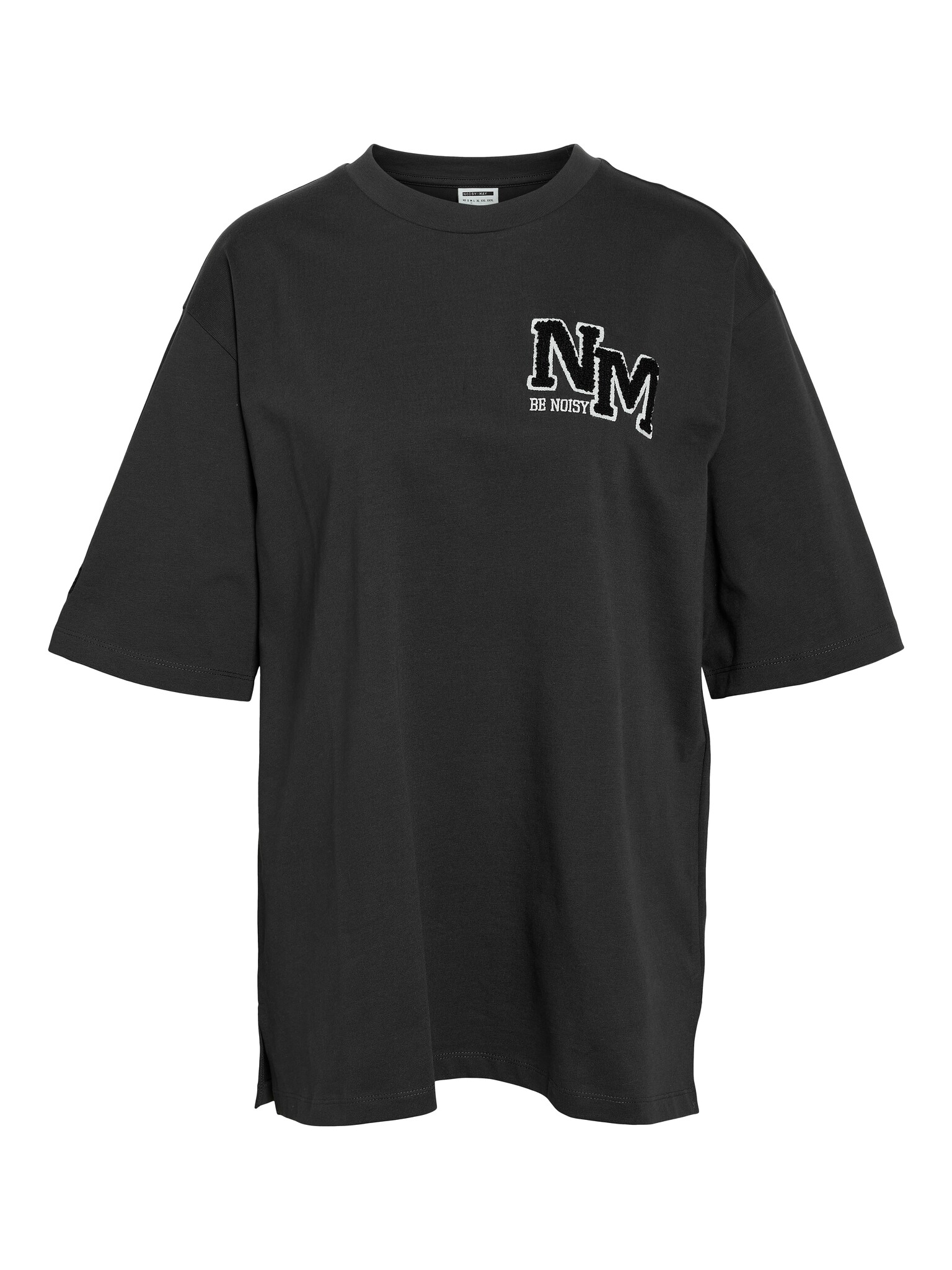 NMKOKOON S/S EMB T-SHIRT JRS (OBSIDIAN BLACK)
