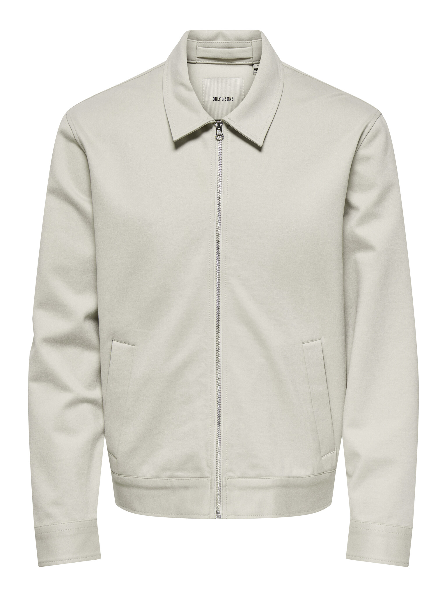 ONSJAKES 0339 REG ZIP STRETCH OVERSHIRT (silver lining)