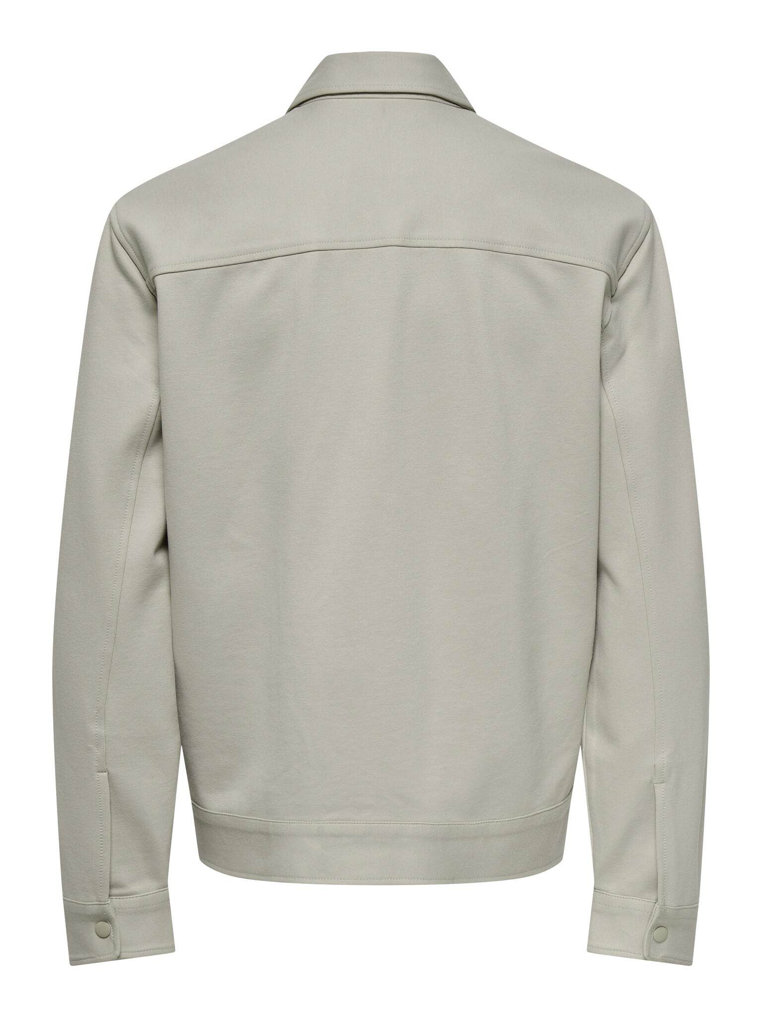 ONSJAKES 0339 REG ZIP STRETCH OVERSHIRT (silver lining)