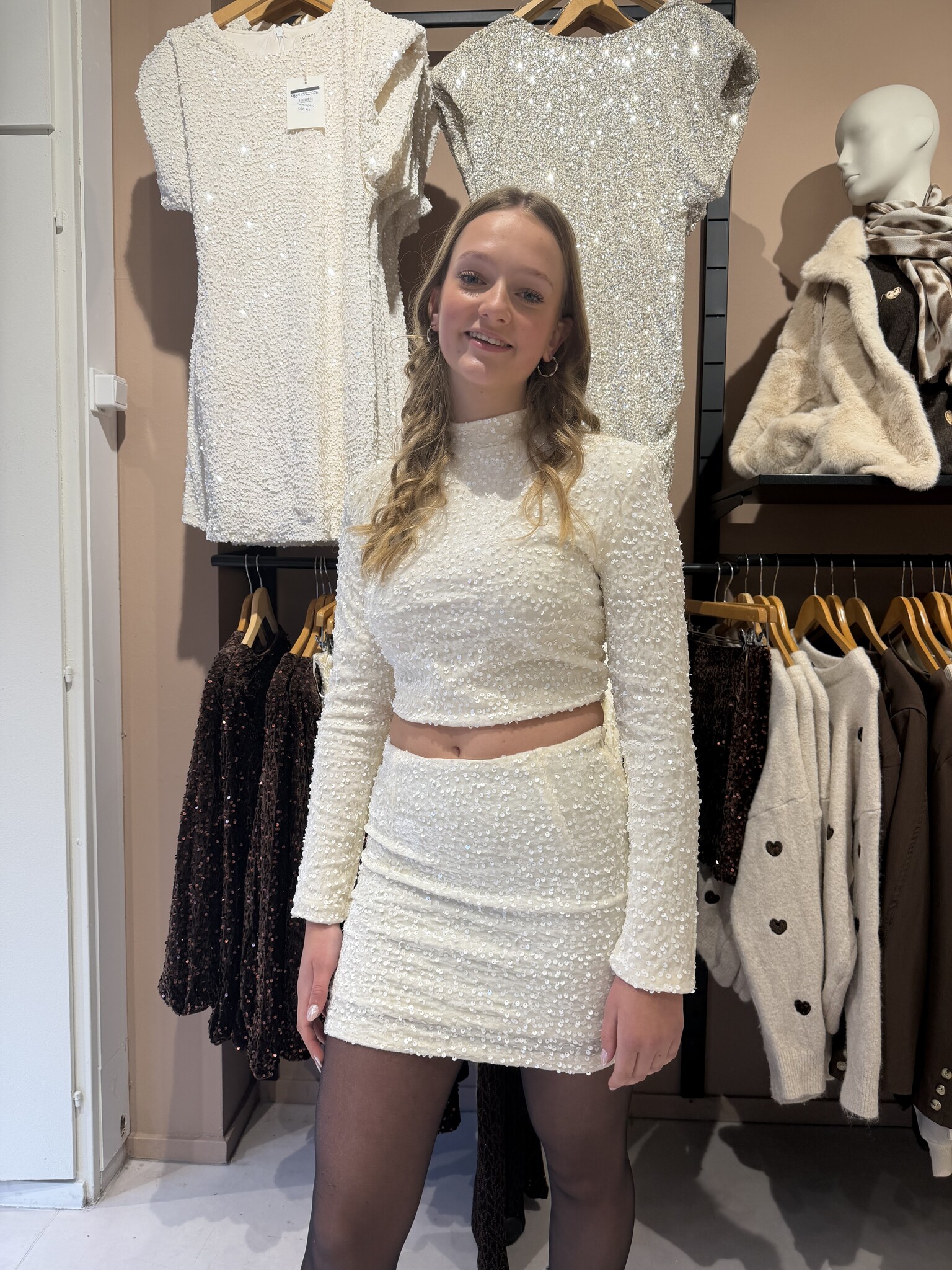 ELISE - Glitter Skirt (Snow White)