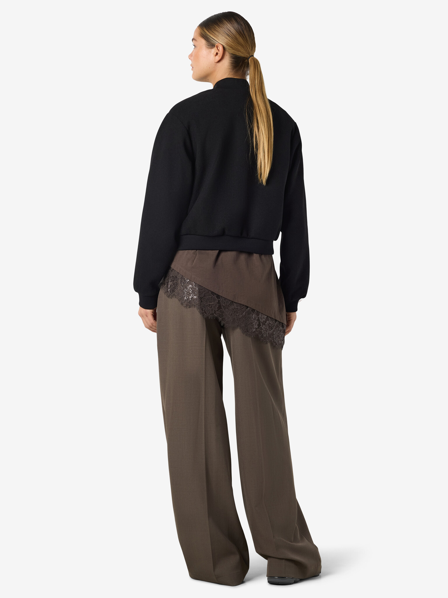 NMEDDI L/S BOMBER JACKET (BLACK)