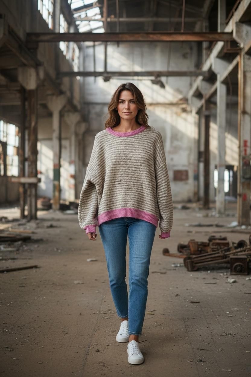 NINA PULL PINK BEIGE