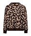 OLLYANA Pullover (Chocolate/Beige)