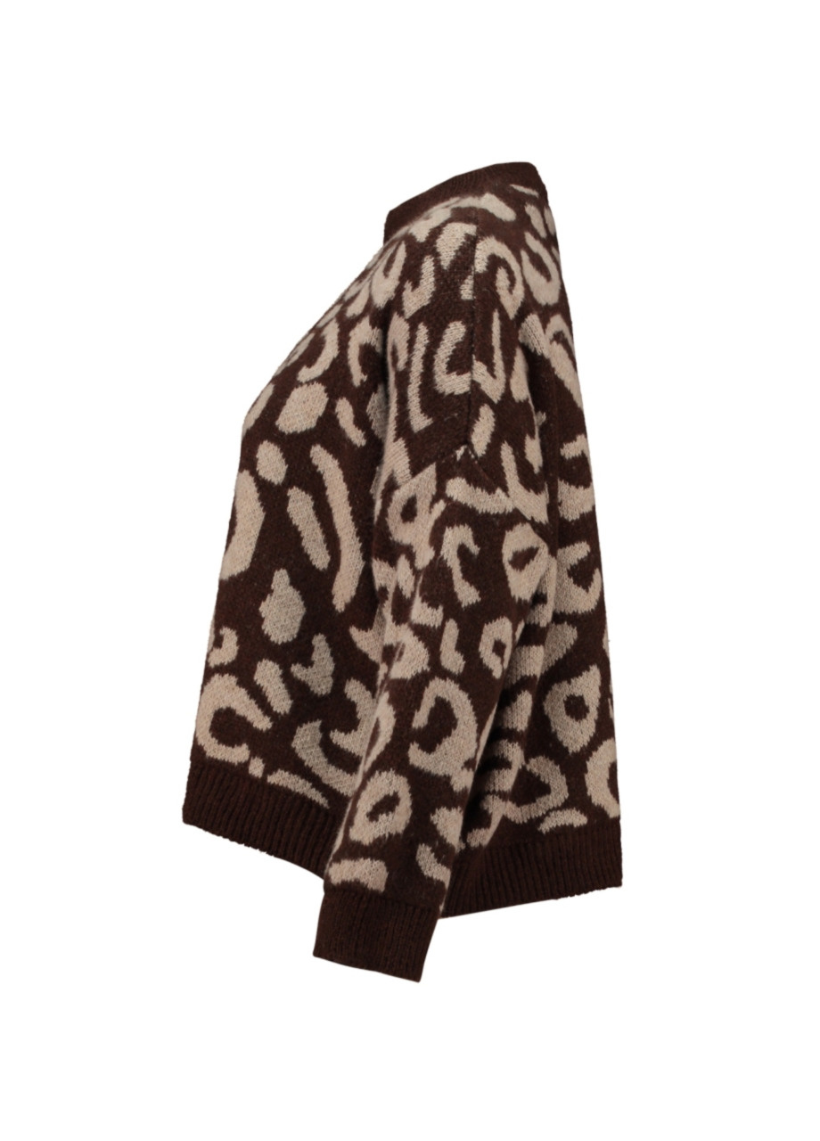 OLLYANA Pullover (Chocolate/Beige)