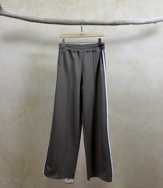 JOY STRIPES PANTS  (Taupe)