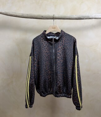 JOY LEOPARD VEST  (Yellow Stripes)