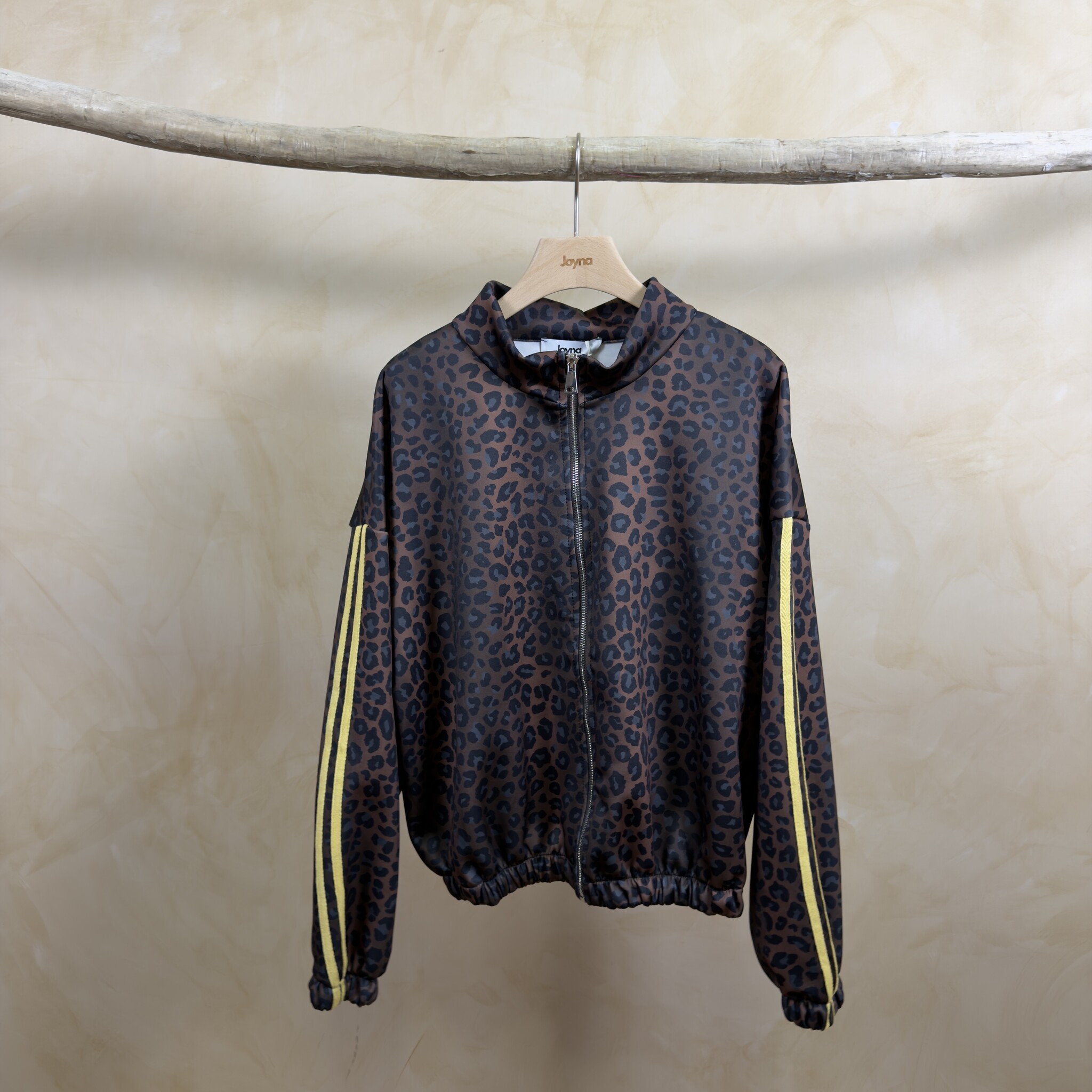 JOY LEOPARD VEST  (Yellow Stripes)