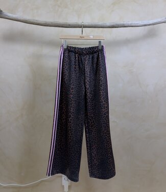 JOY LEOPARD PANTS  (Pink Stripes)