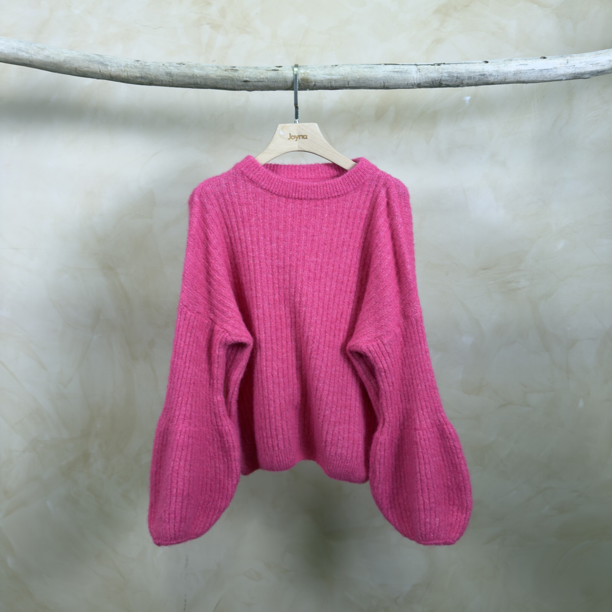JOY PULLOVER (Fuschia Pink)