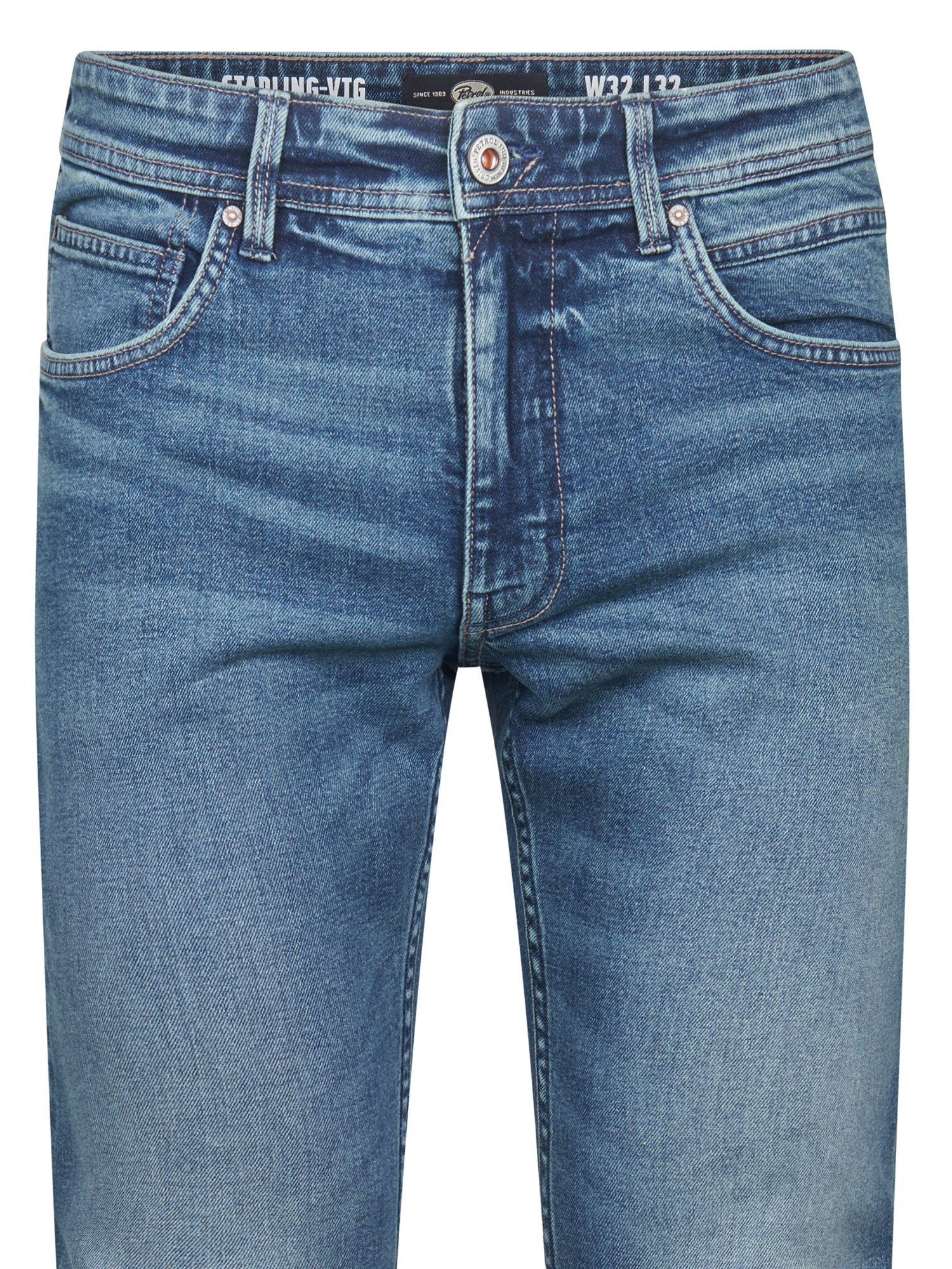 STARLING-VTG Men Denim Straight Fit (5857 Natural Faded)