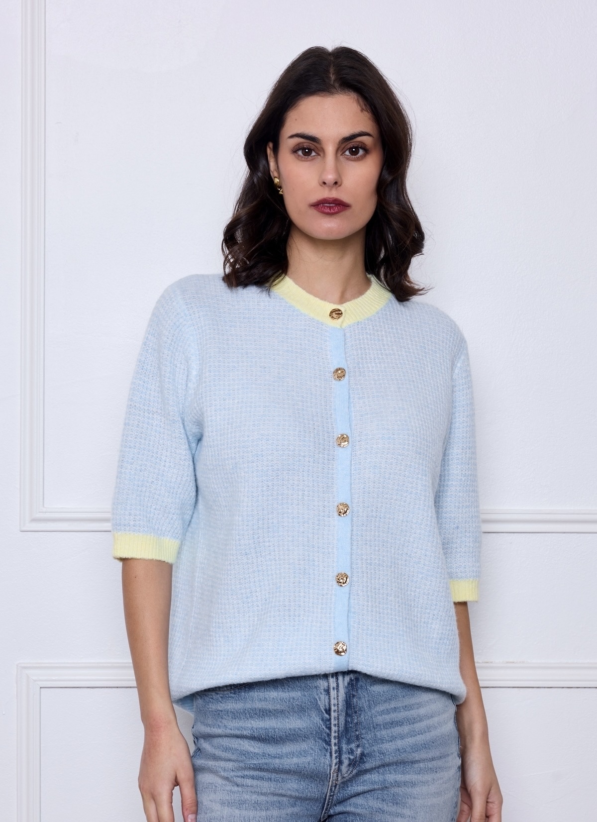 MG GILET (Blue/ Yellow)