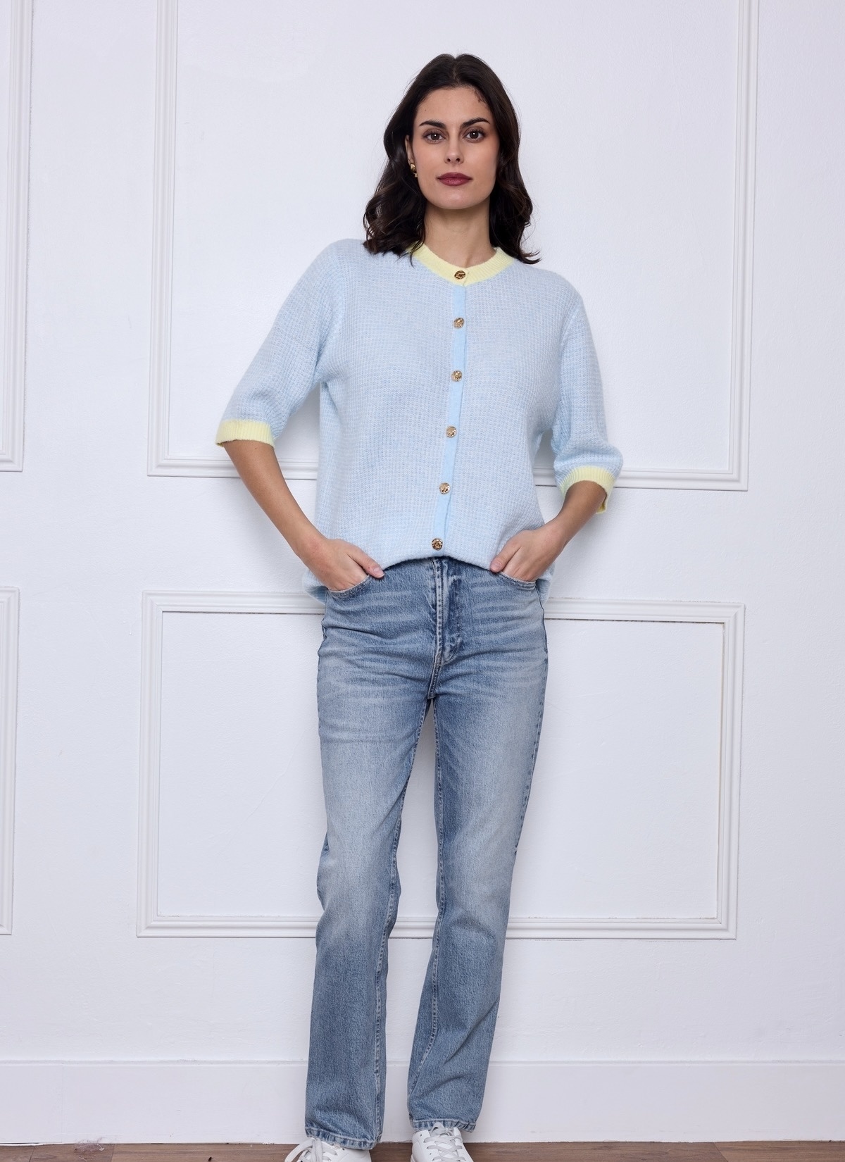 MG GILET (Blue/ Yellow)