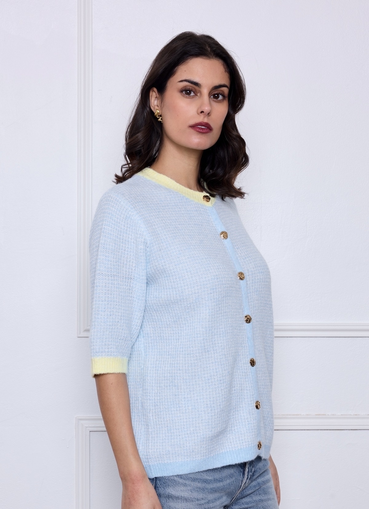 MG GILET (Blue/ Yellow)