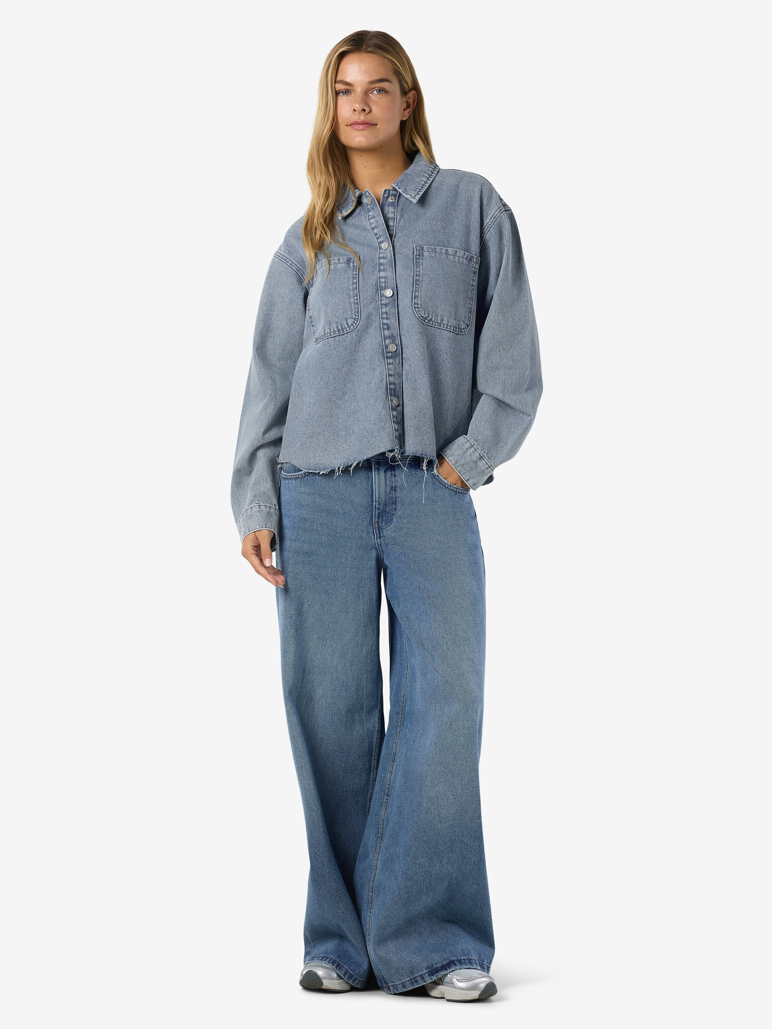 NMALVAL/S DENIM SH SHCKET (LIGHT BLUE DENIM)