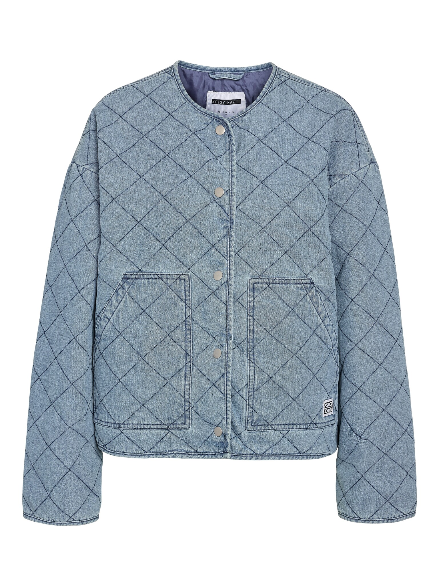 NMCLEO QUILTED DENIM JACKET (LIGHT BLUE DENIM)