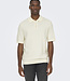 ONSMENU REG SS STRUCTURE POLO KNIT (Egret)
