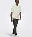 ONSMENU REG SS STRUCTURE POLO KNIT (Egret)
