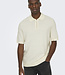 ONSMENU REG SS STRUCTURE POLO KNIT (Egret)
