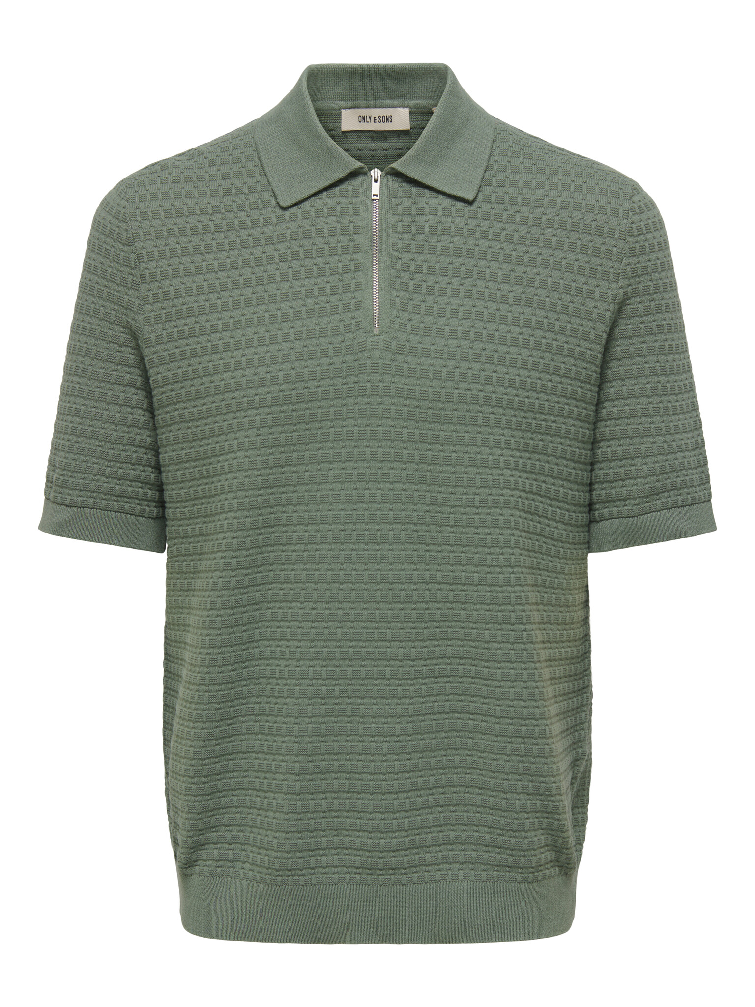 ONSMENU REG SS STRUCTURE POLO KNIT (Agave Green)
