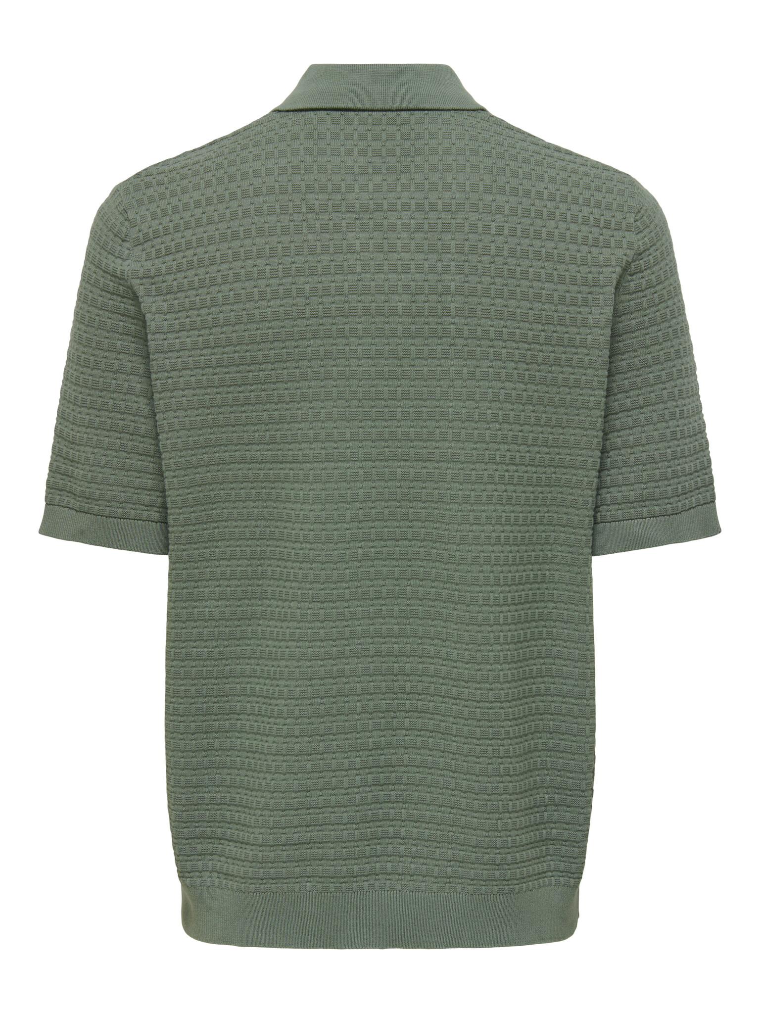 ONSMENU REG SS STRUCTURE POLO KNIT (Agave Green)