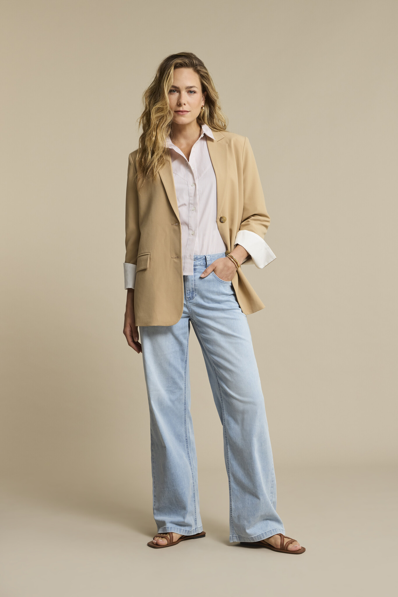 SRB4848 Colette&Belt (White Bleach)