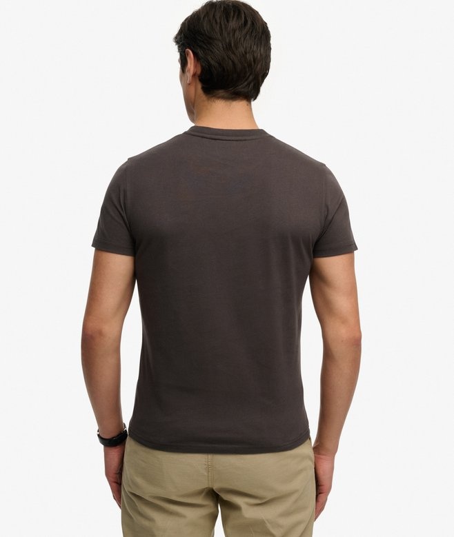 ESSENTIAL LOGO EMB TEE (Carbon Black)