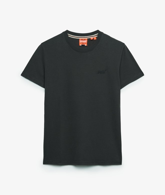 ESSENTIAL LOGO EMB TEE (Carbon Black)