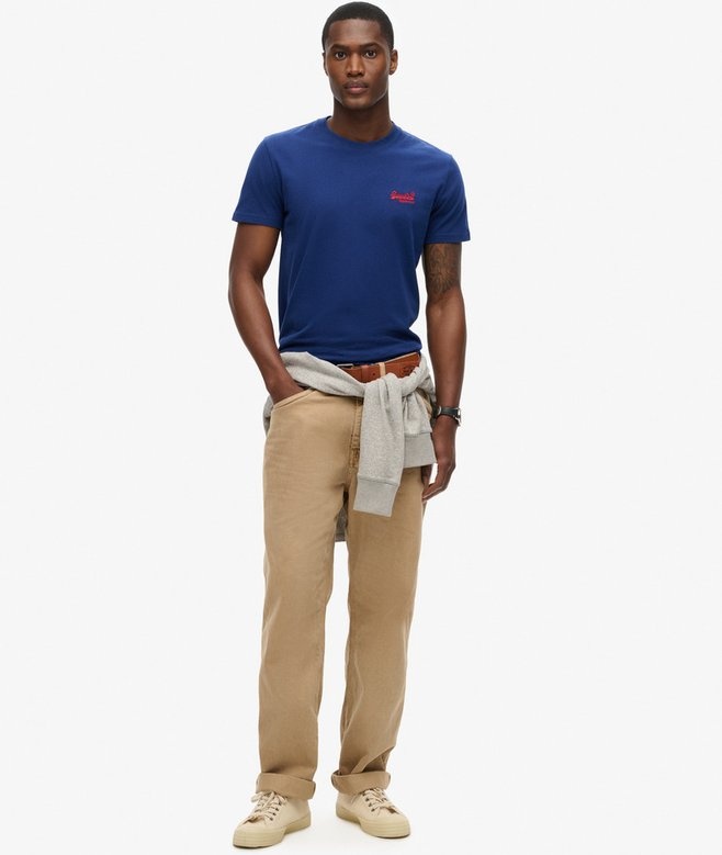 ESSENTIAL LOGO EMB TEE (Supermarine Navy)