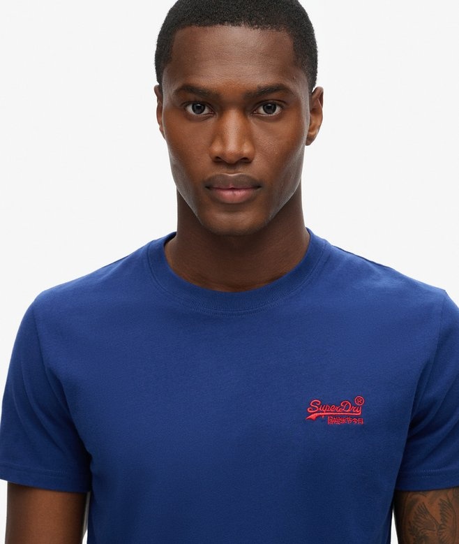 ESSENTIAL LOGO EMB TEE (Supermarine Navy)